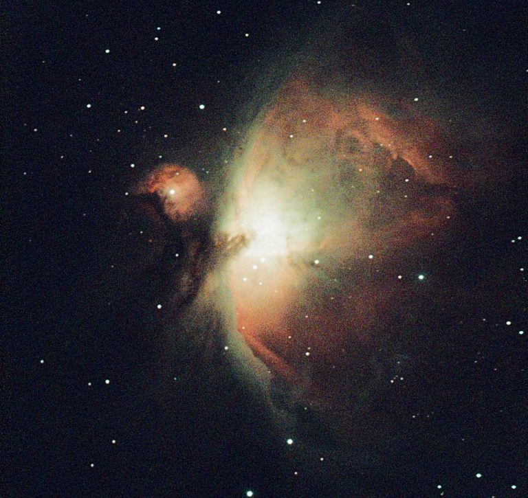 nébuleuse d'Orion (M42), visible en hiver