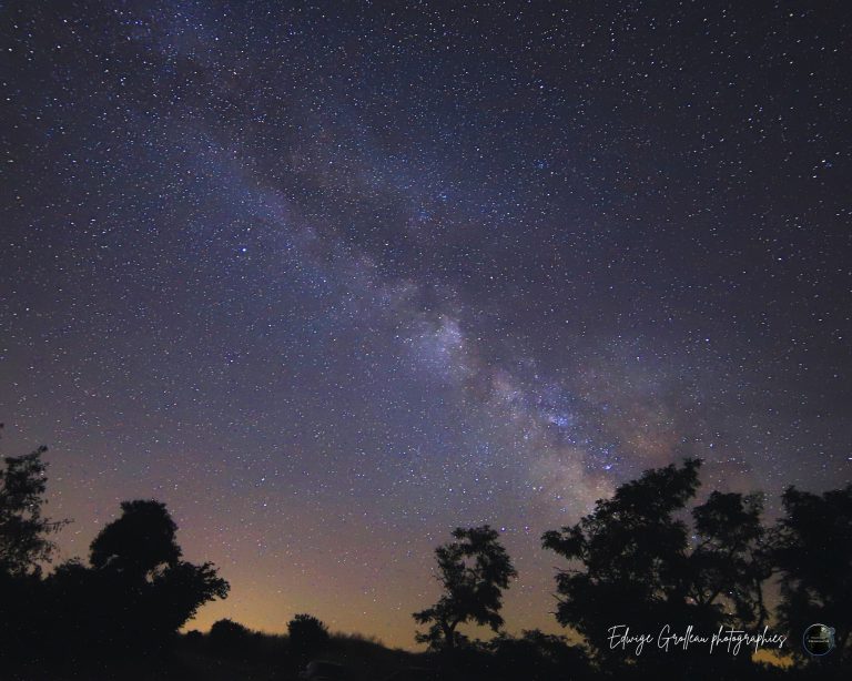 voie lactée vue depuis Aignes, Lauragais