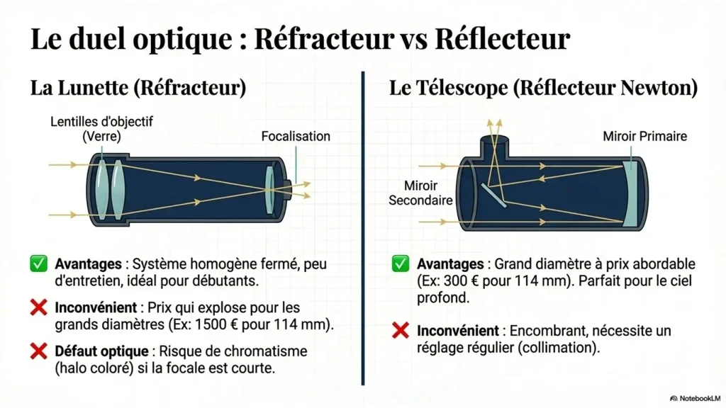 duel optique lunette telescope