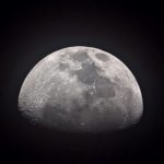 La Lune vue depuis le Lauagais