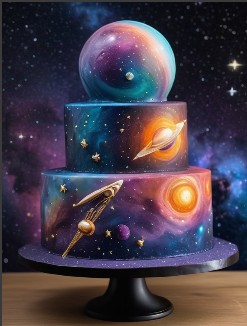 gateau astronomique IA