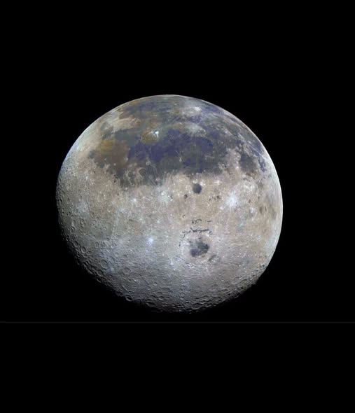 colord moon artemis II nasa