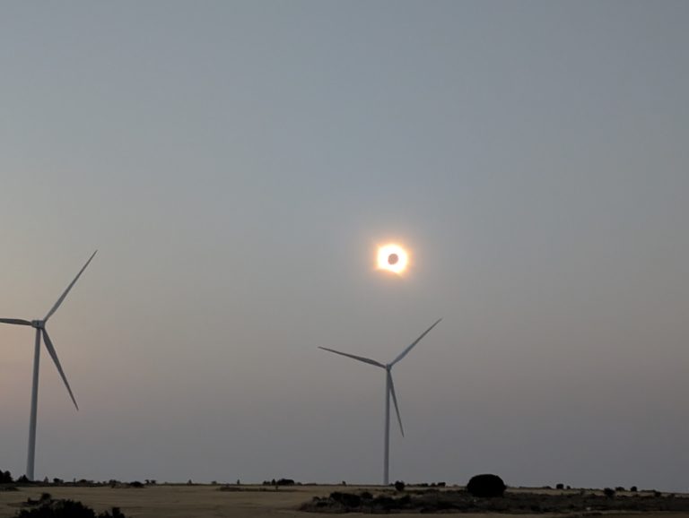 L'éclipse solaire vue depuis l'Espagne